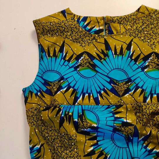 Nähreise um die Welt - Kleid aus Afrikastoff image number